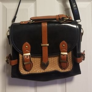 Modcloth satchel adjustable strap purse